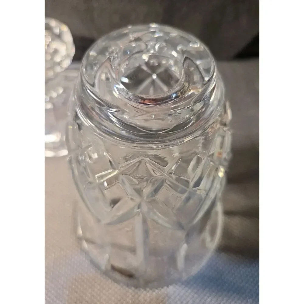 Shannon by Royal Crystal Rock - Vintage 24% Lead Crystal Hurricane Lamp & Globe